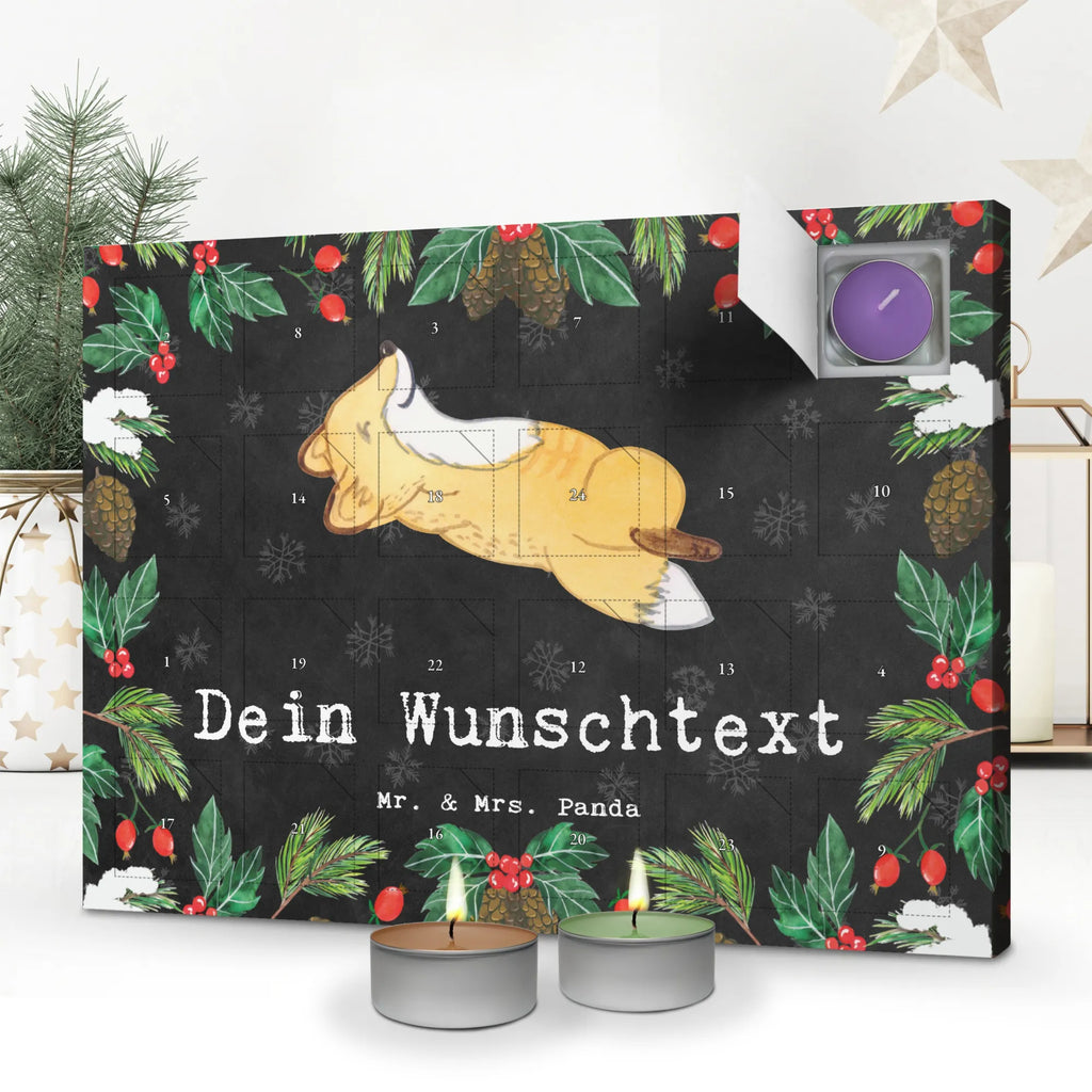 Personalisierter Duftkerzen Adventskalender Fuchs Crunches Personalisierter Duftkerzen Adventskalender, Geschenk, Sport, Sportart, Hobby, Schenken, Danke, Dankeschön, Auszeichnung, Gewinn, Sportler, Crunches, Fitness, Bauchpressen, Fitnessstudio