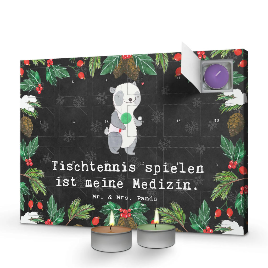 Duftkerzen Adventskalender Panda Tischtennis Adventskalender, Kerzen Adventskalender, Duftkerzen Adventskalender, Geschenk, Sport, Sportart, Hobby, Schenken, Danke, Dankeschön, Auszeichnung, Gewinn, Sportler, Tischtennis, Tischtennis Bund, Tischtennis Verein, Ballsport