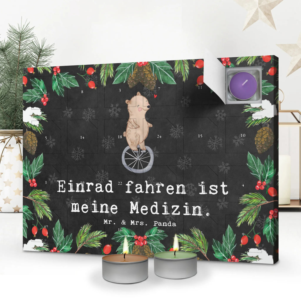 Duftkerzen Adventskalender Bär Einrad fahren Adventskalender, Kerzen Adventskalender, Duftkerzen Adventskalender, Geschenk, Sport, Sportart, Hobby, Schenken, Danke, Dankeschön, Auszeichnung, Gewinn, Sportler, Einrad fahren