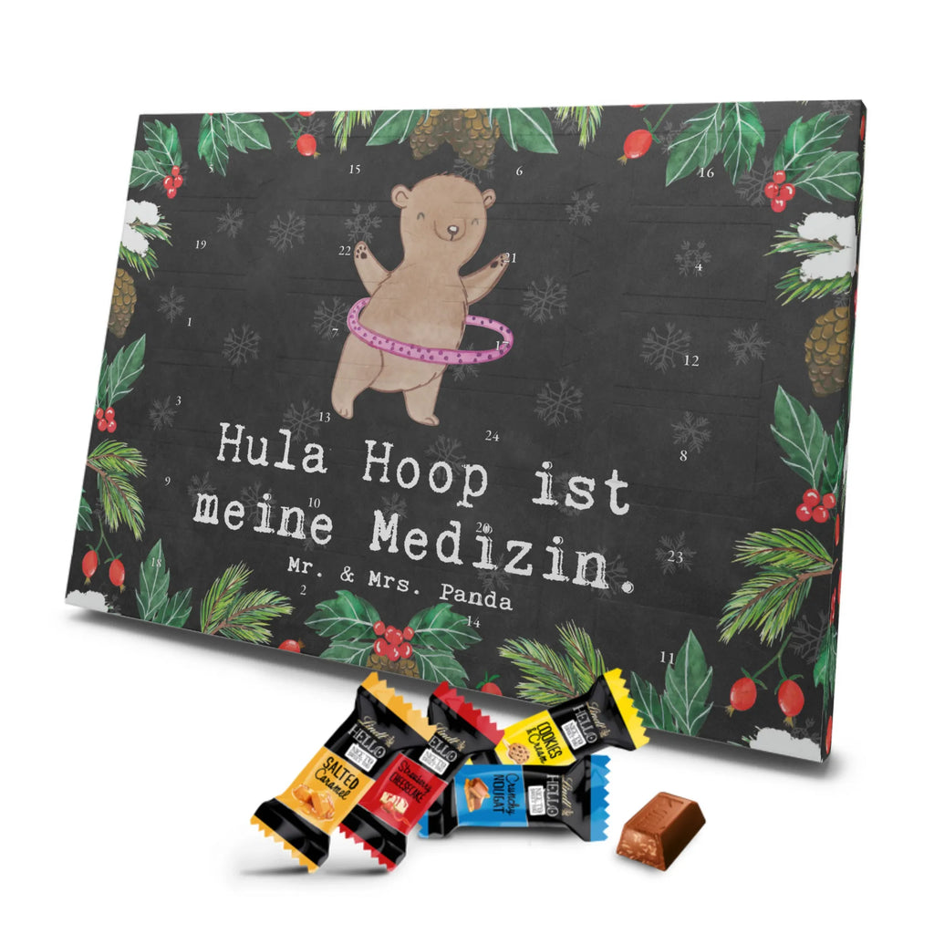 Markenschokolade Adventskalender Bär Hula Hoop Adventskalender, Weihnachtskalender, Markenschokolade Adventskalender, Geschenk, Sport, Sportart, Hobby, Schenken, Danke, Dankeschön, Auszeichnung, Gewinn, Sportler, Hula Hoop, Fitness, Training