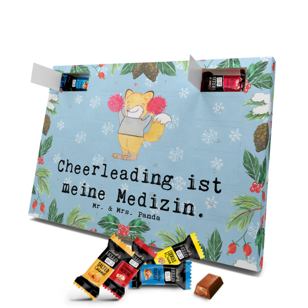 Markenschokolade Adventskalender Fuchs Cheerleader Adventskalender, Weihnachtskalender, Markenschokolade Adventskalender, Geschenk, Sport, Sportart, Hobby, Schenken, Danke, Dankeschön, Auszeichnung, Gewinn, Sportler, Cheerleader, Cheerleading, Turnen, Turn Club, Turniere