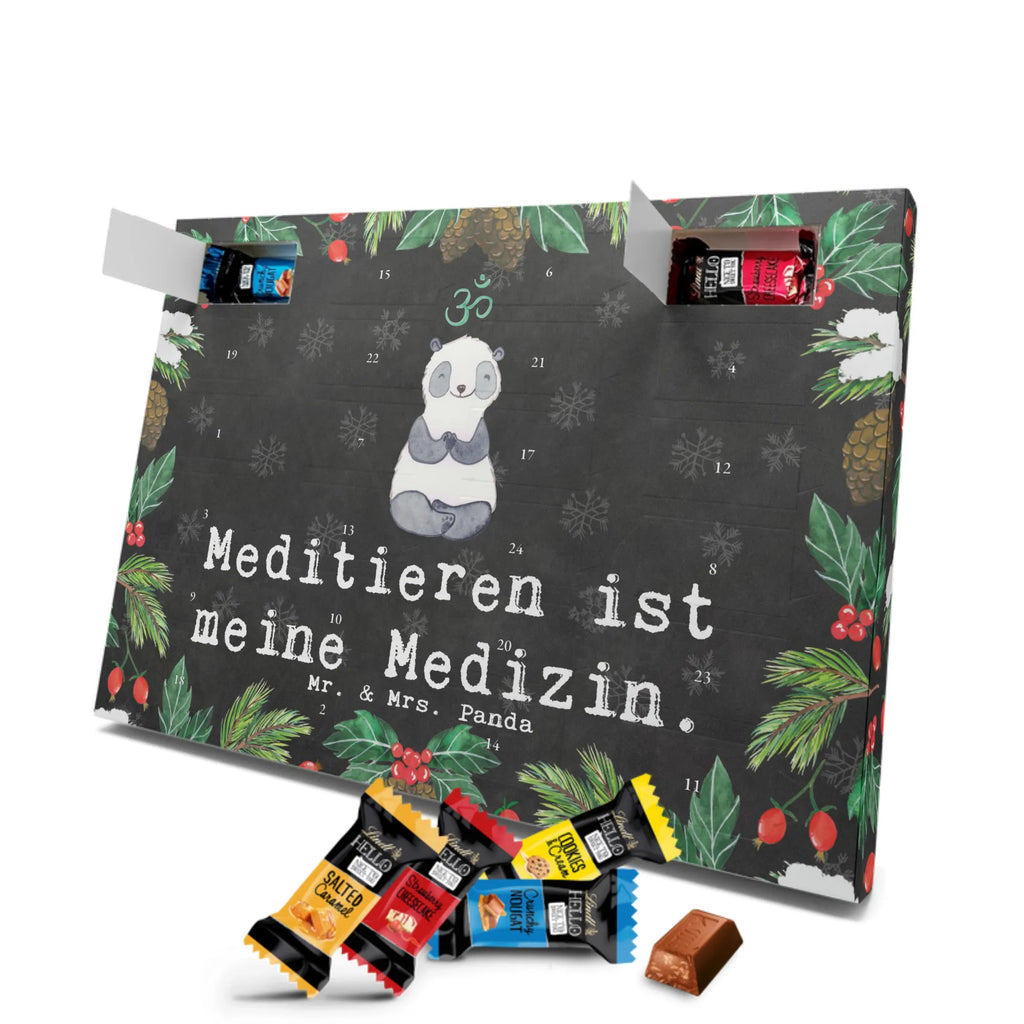 Markenschokolade Adventskalender Panda Meditieren Adventskalender, Weihnachtskalender, Markenschokolade Adventskalender, Geschenk, Sport, Sportart, Hobby, Schenken, Danke, Dankeschön, Auszeichnung, Gewinn, Sportler, Meditieren, Meditation, Meditationskurs