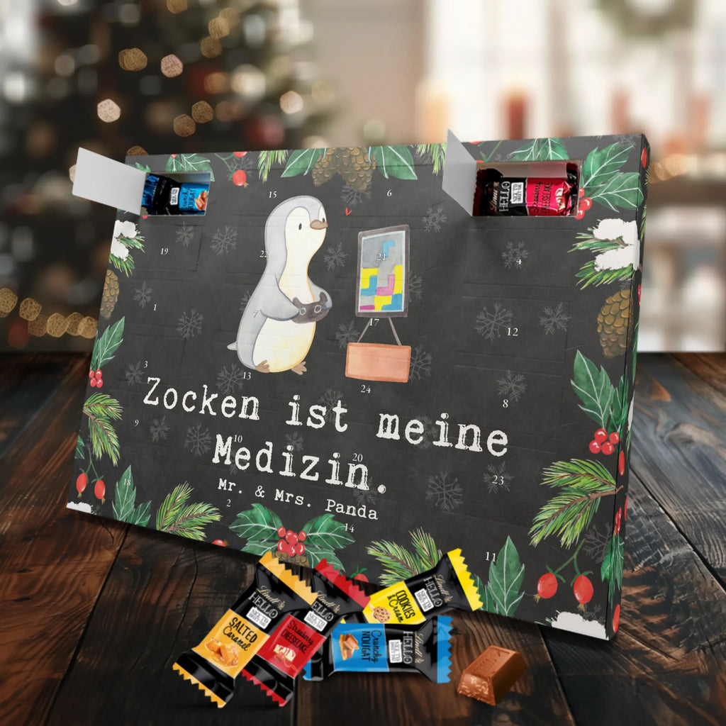 Markenschokolade Adventskalender Pinguin Zocken Adventskalender, Weihnachtskalender, Markenschokolade Adventskalender, Geschenk, Sport, Sportart, Hobby, Schenken, Danke, Dankeschön, Auszeichnung, Gewinn, Sportler, Zocken, Gaming, Videospiele, Videogames