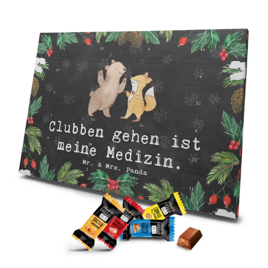 Markenschokolade Adventskalender Bär & Fuchs Disco Adventskalender, Weihnachtskalender, Markenschokolade Adventskalender, Geschenk, Sport, Sportart, Hobby, Schenken, Danke, Dankeschön, Auszeichnung, Gewinn, Sportler, Disco, Clubs, Tanzen, Feiern, Clubbing