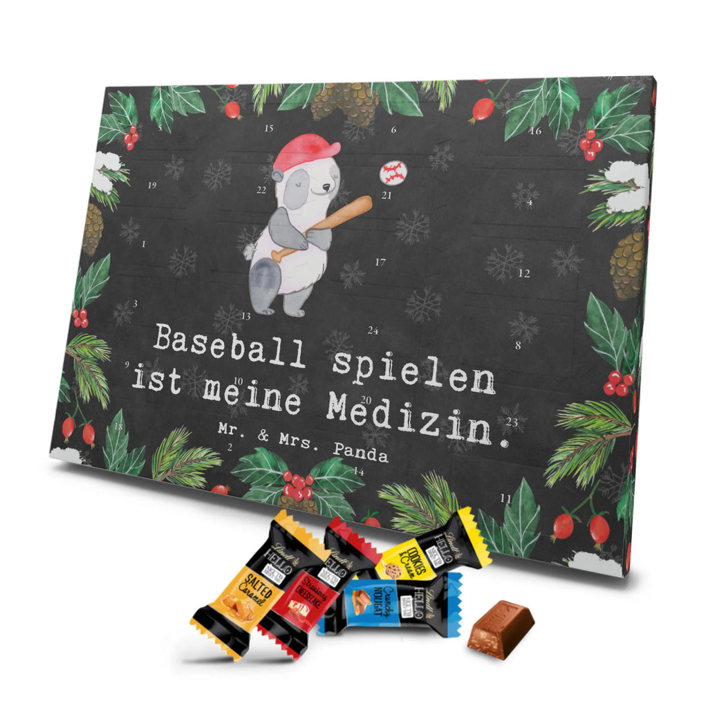 Markenschokolade Adventskalender Panda Baseball spielen Adventskalender, Weihnachtskalender, Markenschokolade Adventskalender, Geschenk, Sport, Sportart, Hobby, Schenken, Danke, Dankeschön, Auszeichnung, Gewinn, Sportler, Baseball spielen, Baseball Spielen, Baseball Match, Ballsport, Baseballplatz, Baseballverein