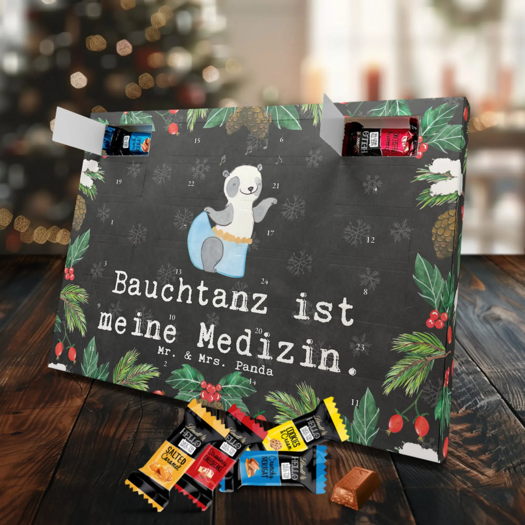 Markenschokolade Adventskalender Panda Bauchtanz Adventskalender, Weihnachtskalender, Markenschokolade Adventskalender, Geschenk, Sport, Sportart, Hobby, Schenken, Danke, Dankeschön, Auszeichnung, Gewinn, Sportler, Bauchtanz, orientalischer Tanz, Tanzen