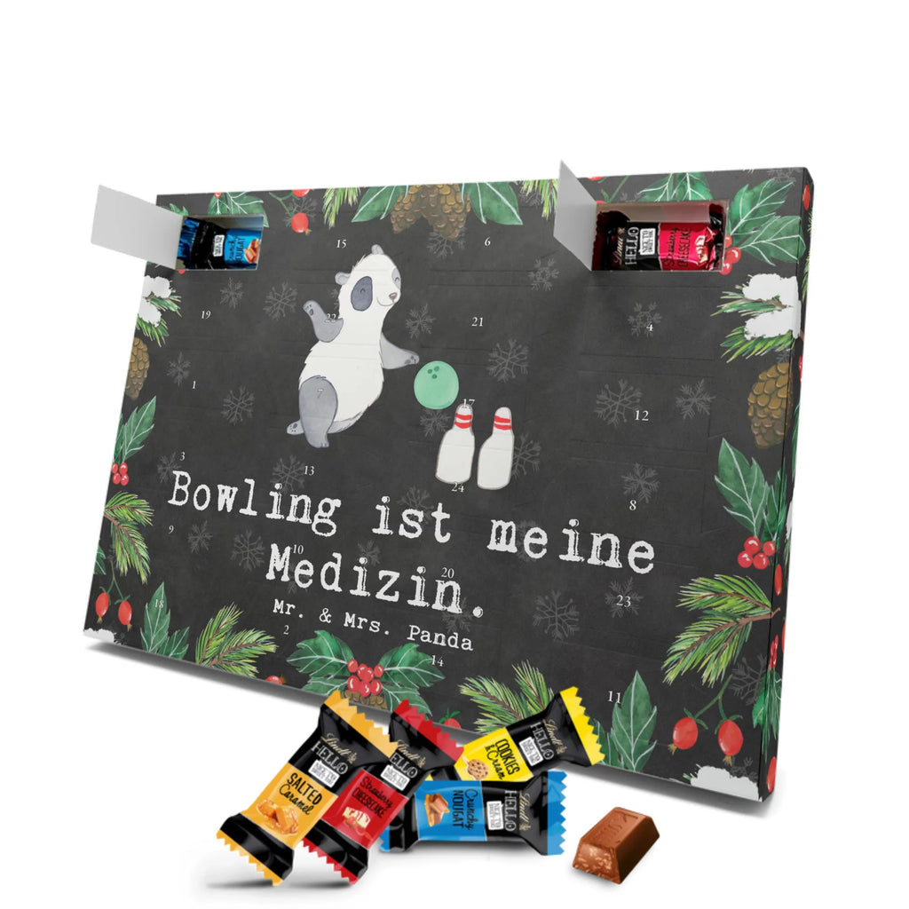 Markenschokolade Adventskalender Panda Bowling Adventskalender, Weihnachtskalender, Markenschokolade Adventskalender, Geschenk, Sport, Sportart, Hobby, Schenken, Danke, Dankeschön, Auszeichnung, Gewinn, Sportler, Bowling, Bowlen gehen, Bowling Center