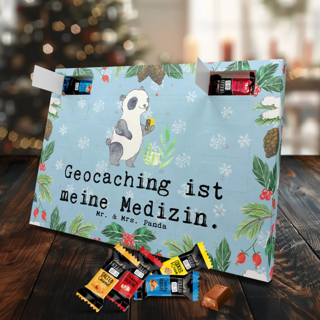 Markenschokolade Adventskalender Panda Geocaching Adventskalender, Weihnachtskalender, Markenschokolade Adventskalender, Geschenk, Sport, Sportart, Hobby, Schenken, Danke, Dankeschön, Auszeichnung, Gewinn, Sportler, Geocaching, Schatzsuchen, GPS Schnitzeljagd, Opencaching