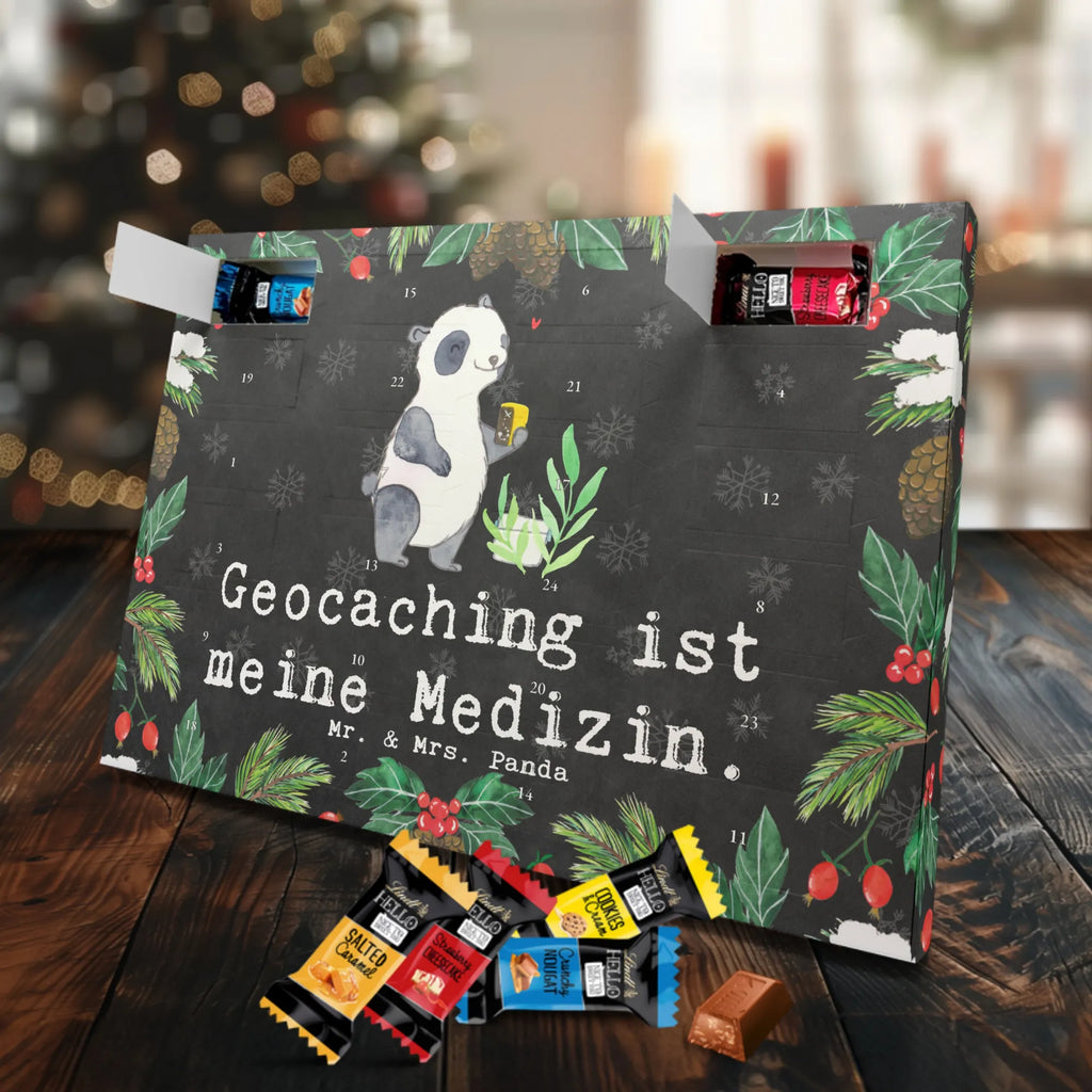 Markenschokolade Adventskalender Panda Geocaching Adventskalender, Weihnachtskalender, Markenschokolade Adventskalender, Geschenk, Sport, Sportart, Hobby, Schenken, Danke, Dankeschön, Auszeichnung, Gewinn, Sportler, Geocaching, Schatzsuchen, GPS Schnitzeljagd, Opencaching