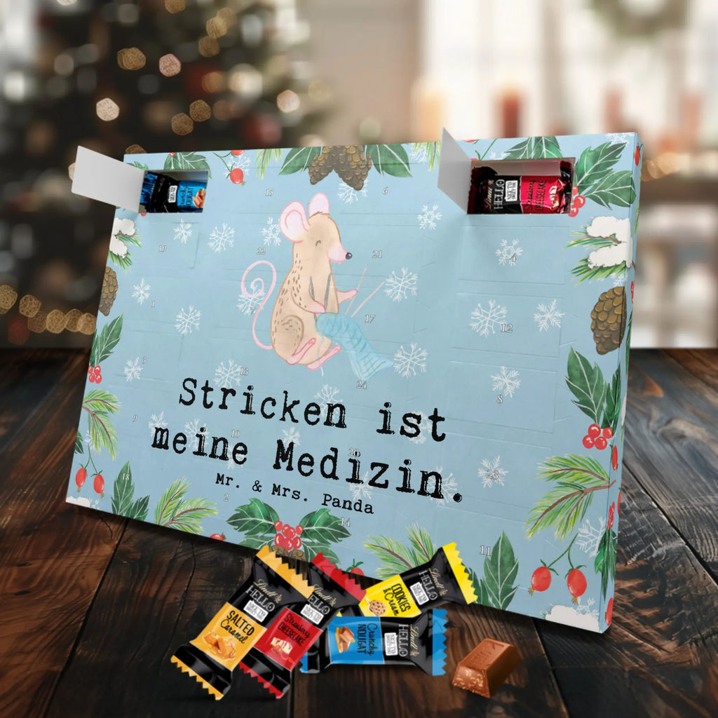 Markenschokolade Adventskalender Maus Stricken Adventskalender, Weihnachtskalender, Markenschokolade Adventskalender, Geschenk, Sport, Sportart, Hobby, Schenken, Danke, Dankeschön, Auszeichnung, Gewinn, Sportler, Stricken, DIY