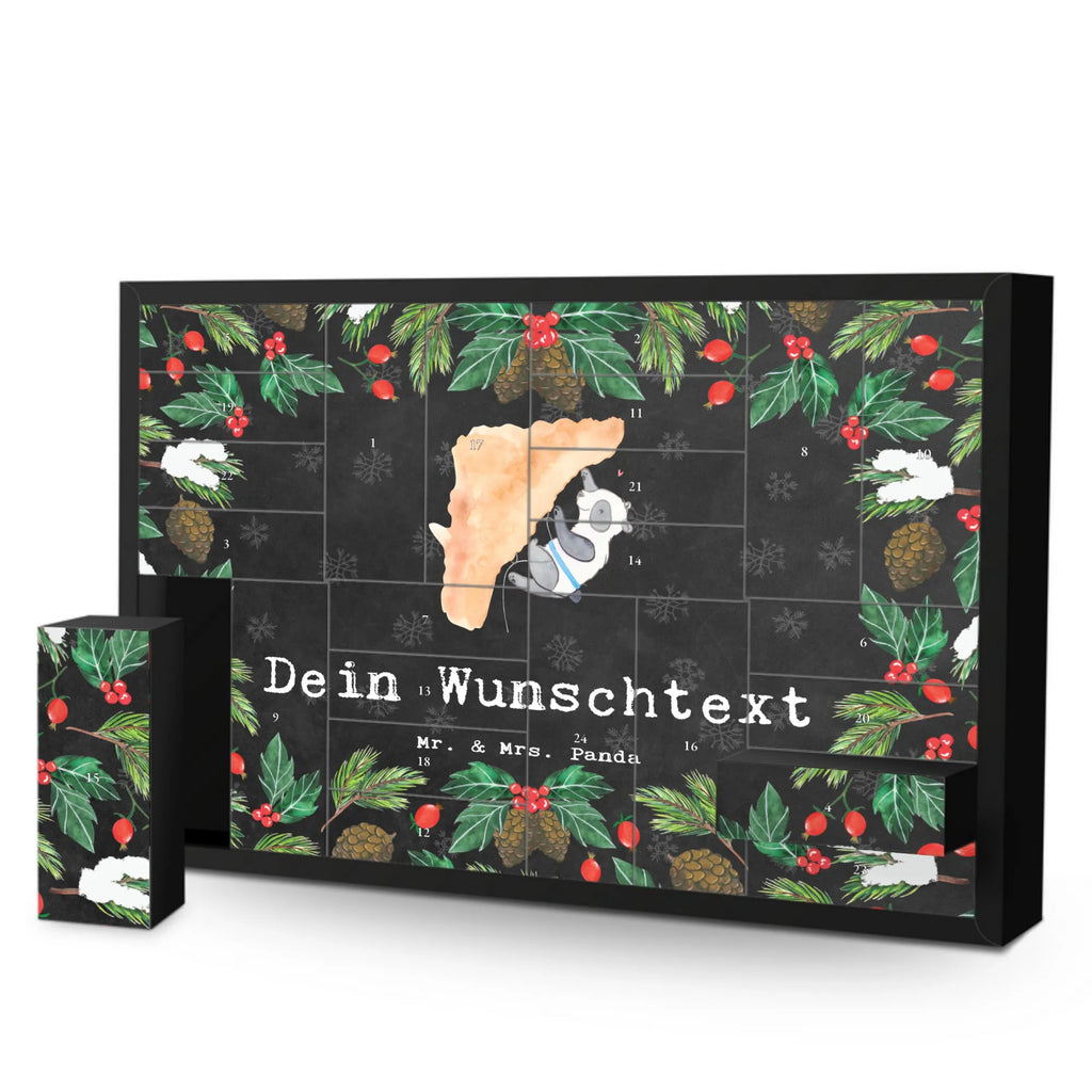 Personalisierter Befüllbarer Adventskalender Panda Klettern Befüllbarer Adventskalender, Adventskalender zum selbst befüllen, Geschenk, Sport, Sportart, Hobby, Schenken, Danke, Dankeschön, Auszeichnung, Gewinn, Sportler, Klettern, Bouldern, Kletterhalle, Klettersport