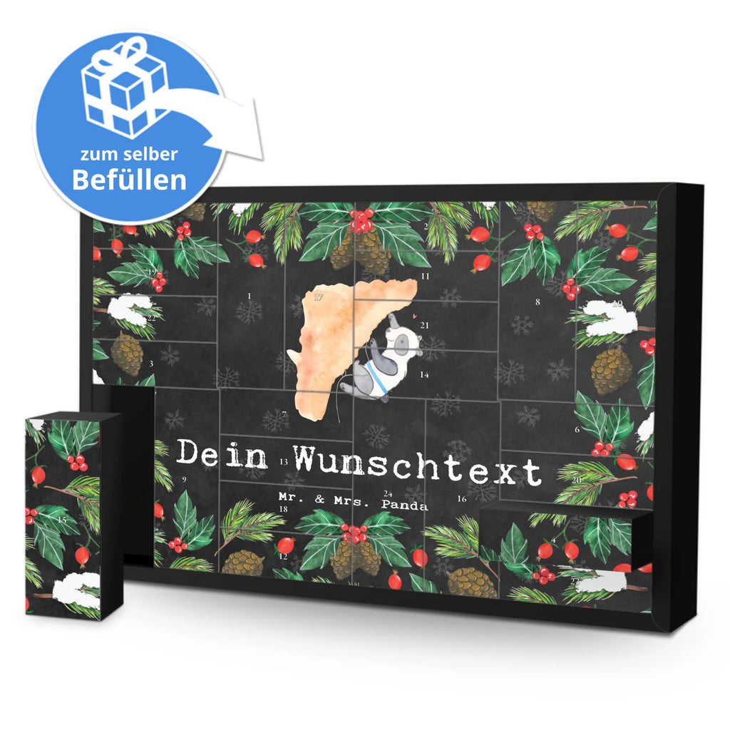 Personalisierter Befüllbarer Adventskalender Panda Klettern Befüllbarer Adventskalender, Adventskalender zum selbst befüllen, Geschenk, Sport, Sportart, Hobby, Schenken, Danke, Dankeschön, Auszeichnung, Gewinn, Sportler, Klettern, Bouldern, Kletterhalle, Klettersport