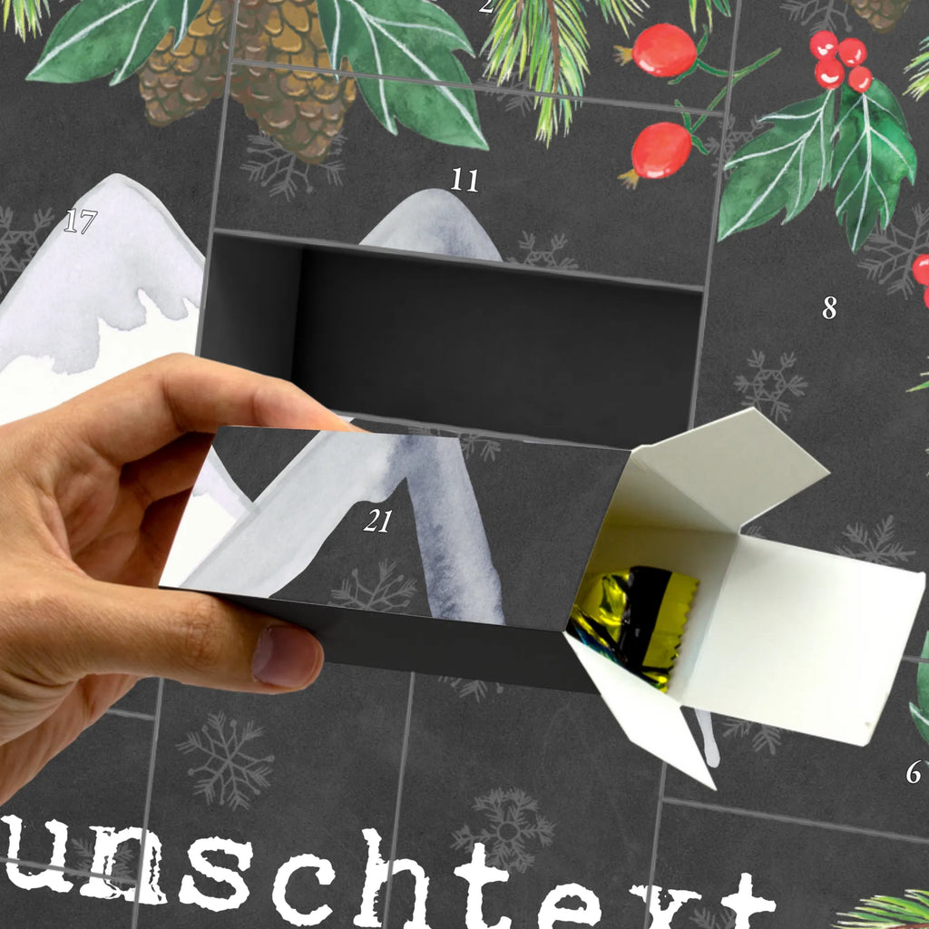 Personalisierter Befüllbarer Adventskalender Bär Bergsteigen Befüllbarer Adventskalender, Adventskalender zum selbst befüllen, Geschenk, Sport, Sportart, Hobby, Schenken, Danke, Dankeschön, Auszeichnung, Gewinn, Sportler, Bergsteigen, wandern, Bergsport, Trekking, Alpinismus, Alpinwandern