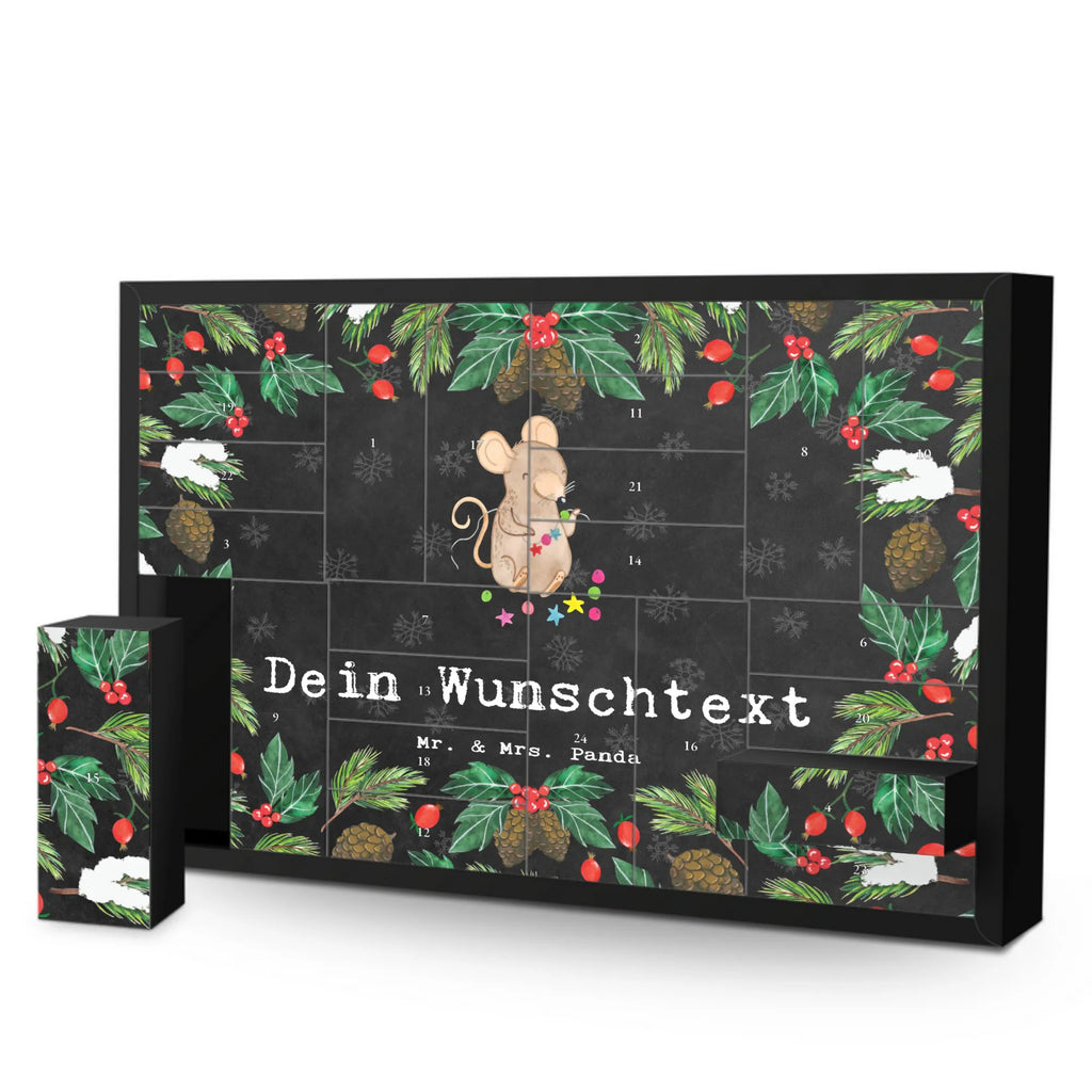 Personalisierter Befüllbarer Adventskalender Maus Schmuck selber machen Befüllbarer Adventskalender, Adventskalender zum selbst befüllen, Geschenk, Sport, Sportart, Hobby, Schenken, Danke, Dankeschön, Auszeichnung, Gewinn, Sportler, Schmuck selber machen, Schmuck basteln, DIY