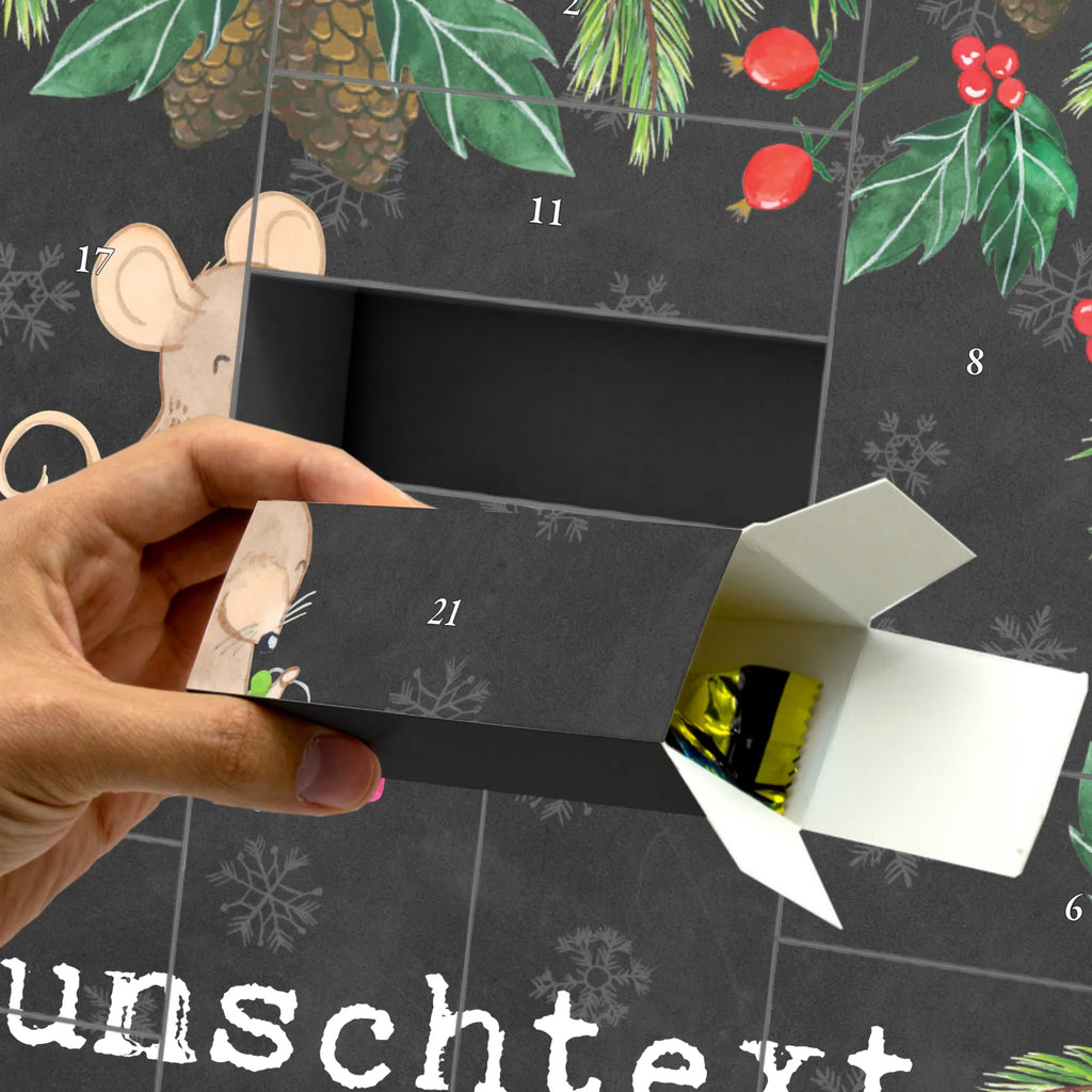 Personalisierter Befüllbarer Adventskalender Maus Schmuck selber machen Befüllbarer Adventskalender, Adventskalender zum selbst befüllen, Geschenk, Sport, Sportart, Hobby, Schenken, Danke, Dankeschön, Auszeichnung, Gewinn, Sportler, Schmuck selber machen, Schmuck basteln, DIY