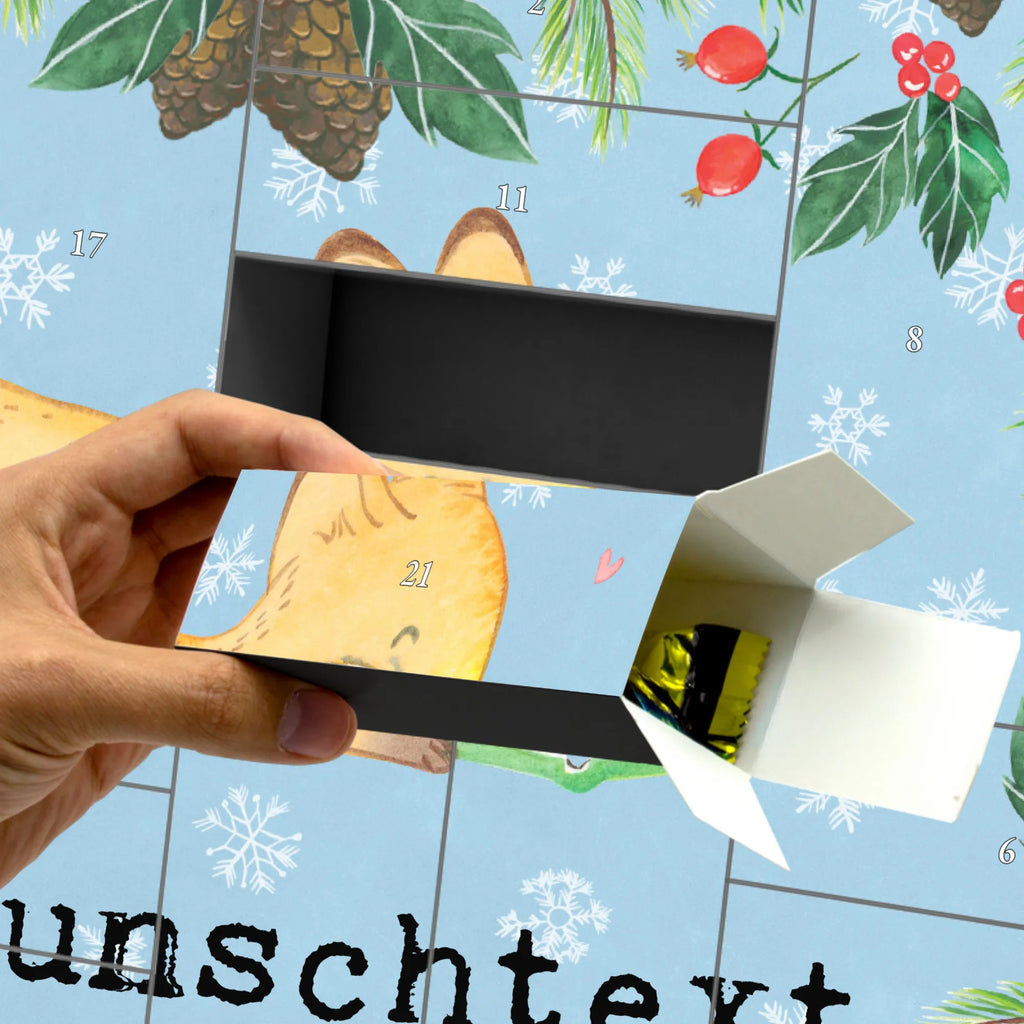 Personalisierter Befüllbarer Adventskalender Fuchs Lesen Befüllbarer Adventskalender, Adventskalender zum selbst befüllen, Geschenk, Sport, Sportart, Hobby, Schenken, Danke, Dankeschön, Auszeichnung, Gewinn, Sportler, lesen, Bücher lesen, Bücherwurm