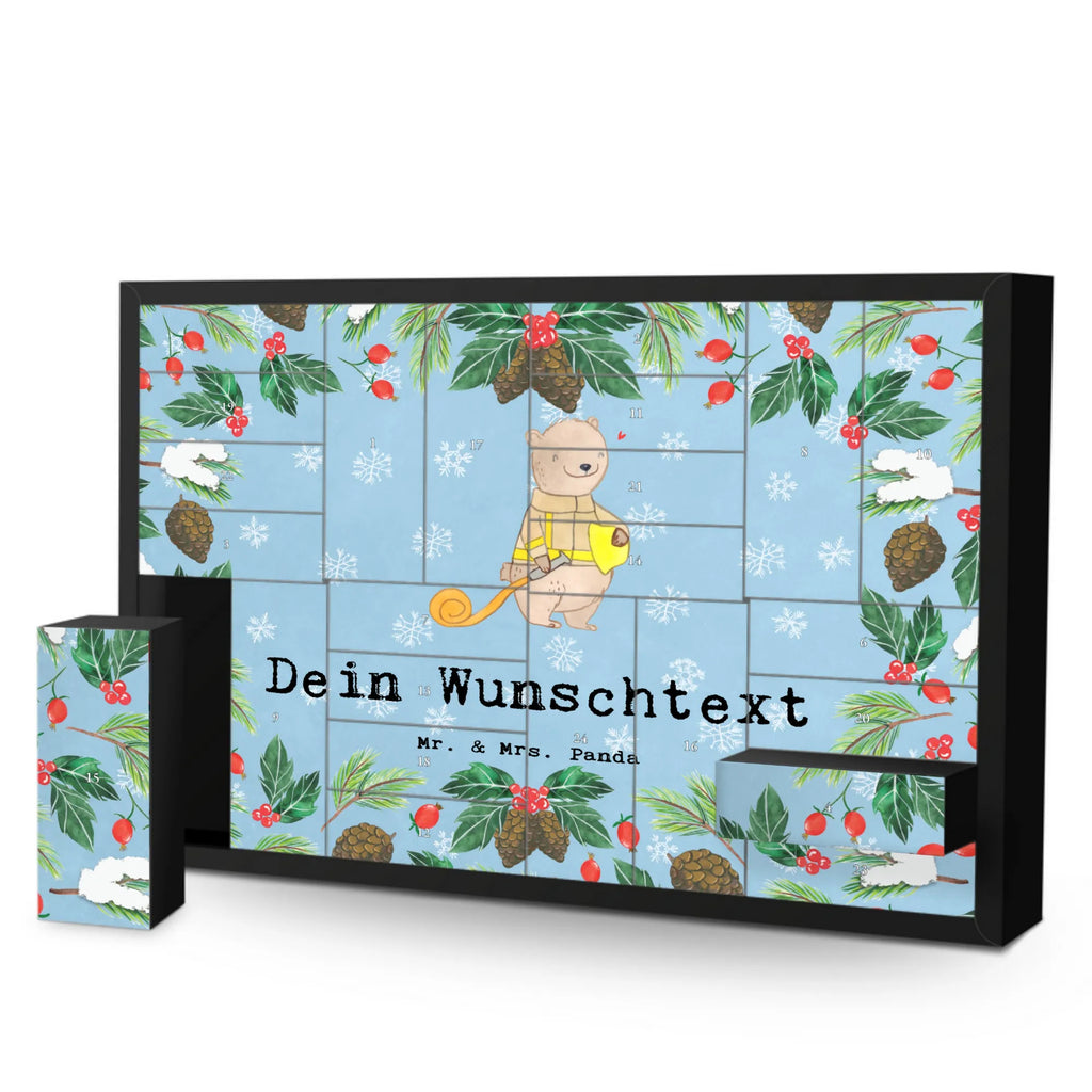 Personalisierter Befüllbarer Adventskalender Bär Freiwillige Feuerwehr Befüllbarer Adventskalender, Adventskalender zum selbst befüllen, Geschenk, Sport, Sportart, Hobby, Schenken, Danke, Dankeschön, Auszeichnung, Gewinn, Sportler, Freiwillige Feuerwehr, Feuerwehrfest, Jugendfeuerwehr