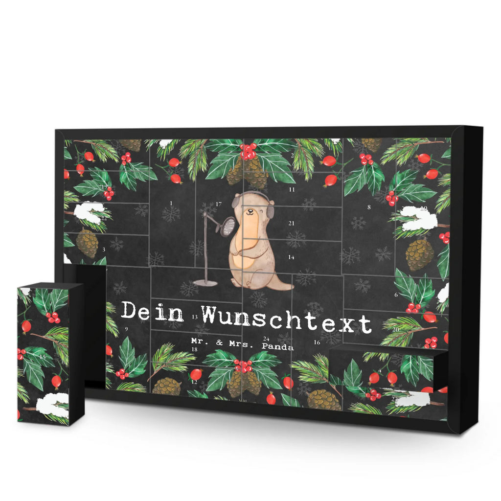 Personalisierter Befüllbarer Adventskalender Otter Podcast aufnehmen Befüllbarer Adventskalender, Adventskalender zum selbst befüllen, Geschenk, Sport, Sportart, Hobby, Schenken, Danke, Dankeschön, Auszeichnung, Gewinn, Sportler, Podcast aufnehmen, Podcast produzieren, Podcasterin, Podcaster