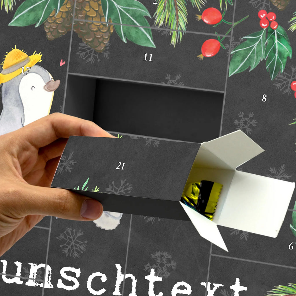 Personalisierter Befüllbarer Adventskalender Pinguin Gartenarbeit Befüllbarer Adventskalender, Adventskalender zum selbst befüllen, Geschenk, Sport, Sportart, Hobby, Schenken, Danke, Dankeschön, Auszeichnung, Gewinn, Sportler, Gartenarbeit, Urban gardening, Gärtnern, Gartenpflege