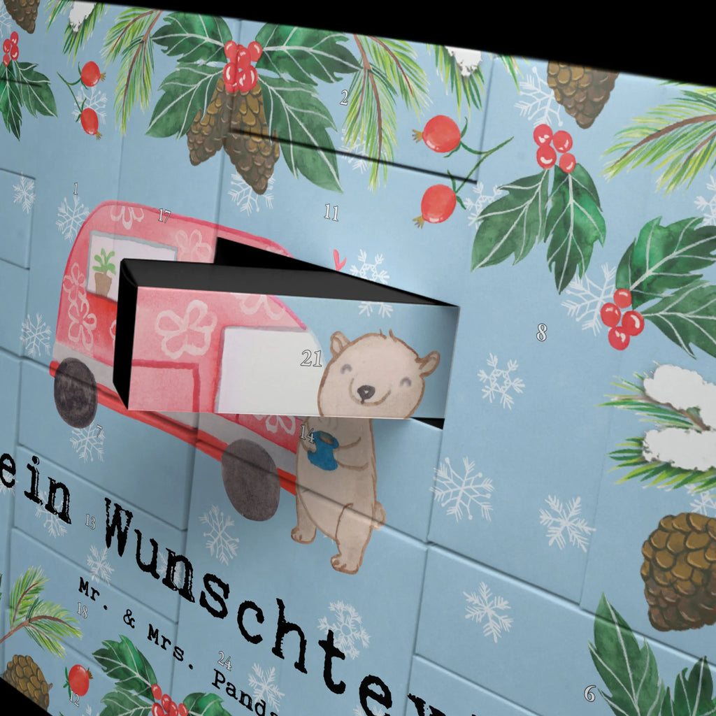 Personalisierter Befüllbarer Adventskalender Bär Camper Befüllbarer Adventskalender, Adventskalender zum selbst befüllen, Geschenk, Sport, Sportart, Hobby, Schenken, Danke, Dankeschön, Auszeichnung, Gewinn, Sportler, Camper, Campen, Zelten, Campingplatz, Wohnmobil, Roadtrip, Urlaub