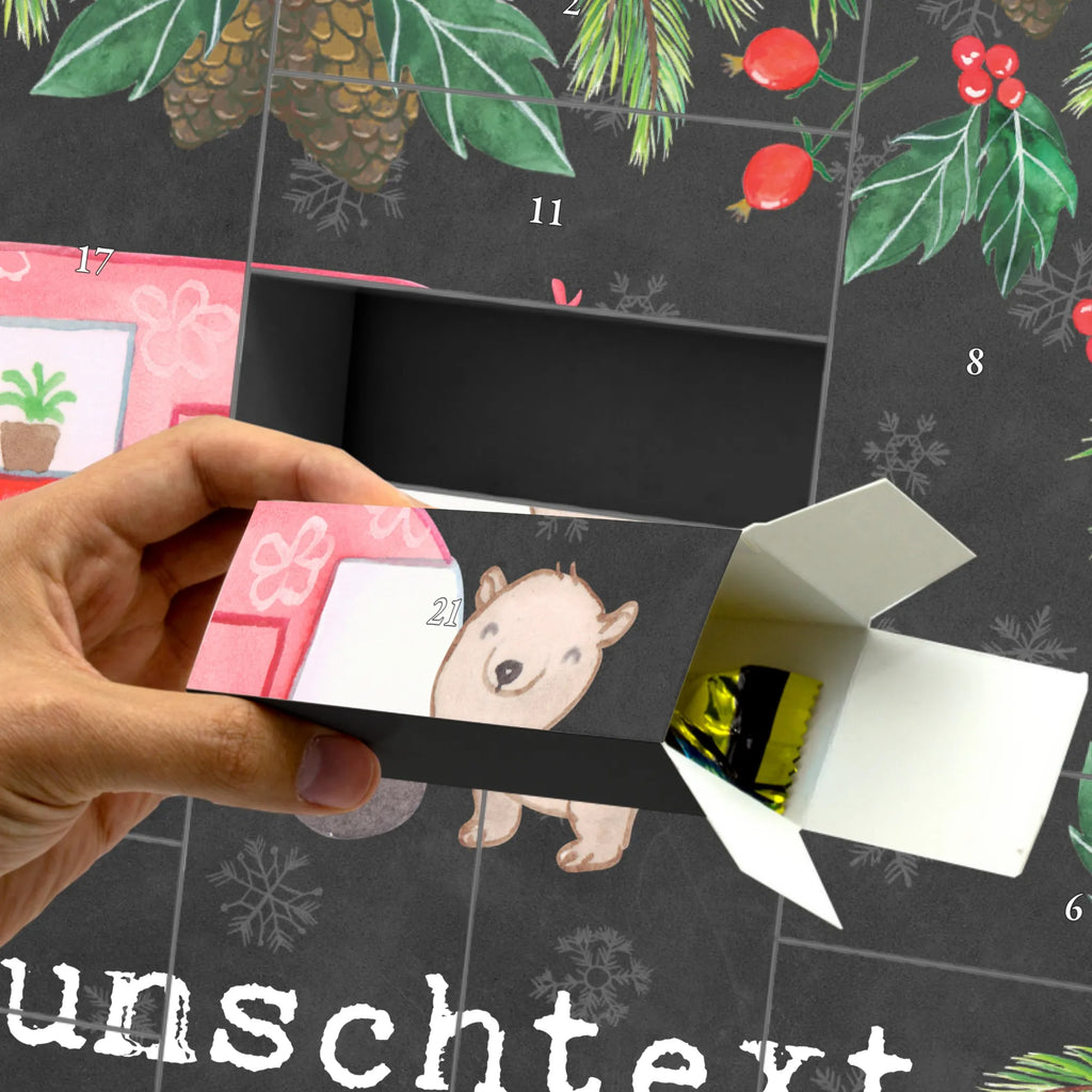 Personalisierter Befüllbarer Adventskalender Bär Camper Befüllbarer Adventskalender, Adventskalender zum selbst befüllen, Geschenk, Sport, Sportart, Hobby, Schenken, Danke, Dankeschön, Auszeichnung, Gewinn, Sportler, Camper, Campen, Zelten, Campingplatz, Wohnmobil, Roadtrip, Urlaub