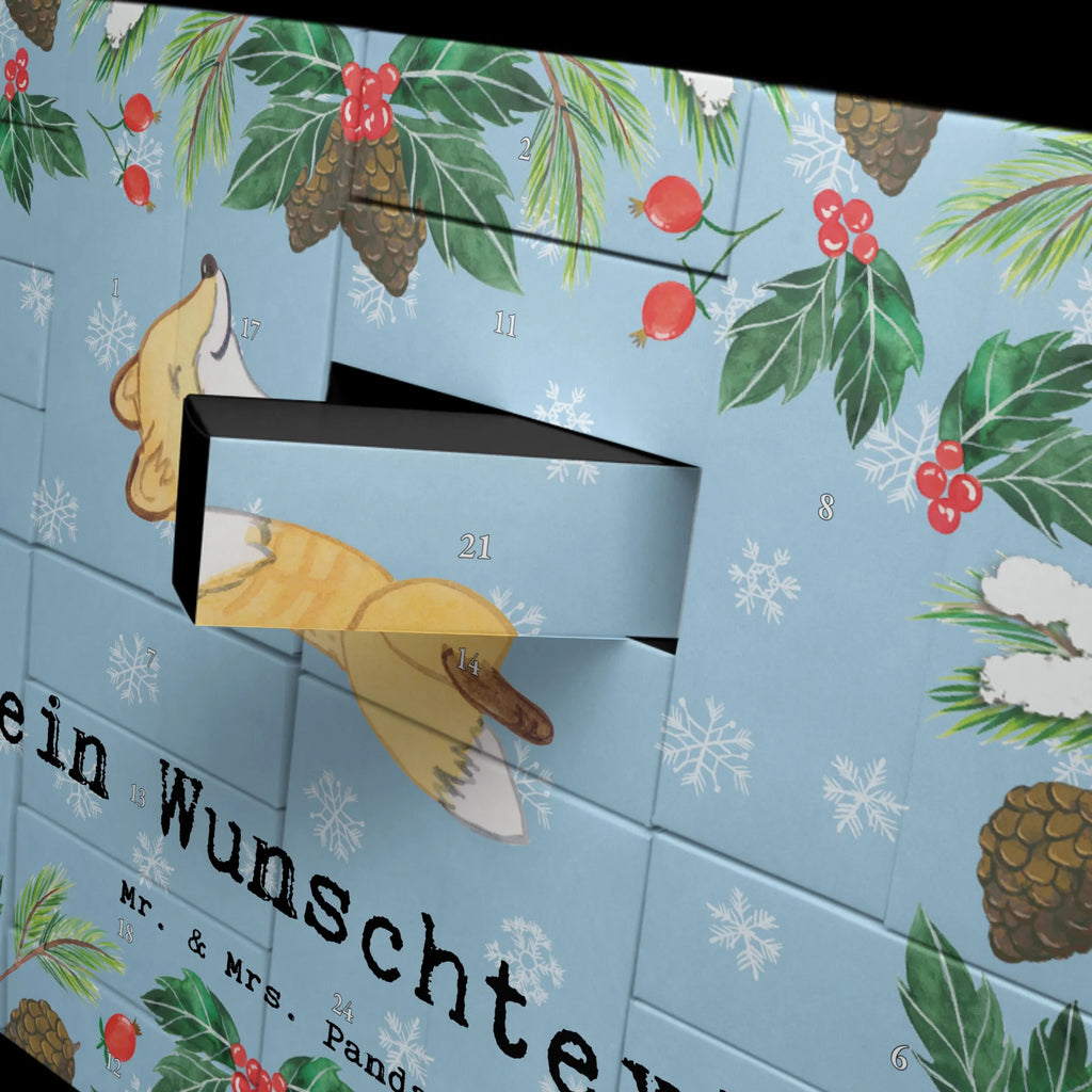 Personalisierter Befüllbarer Adventskalender Fuchs Crunches Befüllbarer Adventskalender, Adventskalender zum selbst befüllen, Geschenk, Sport, Sportart, Hobby, Schenken, Danke, Dankeschön, Auszeichnung, Gewinn, Sportler, Crunches, Fitness, Bauchpressen, Fitnessstudio