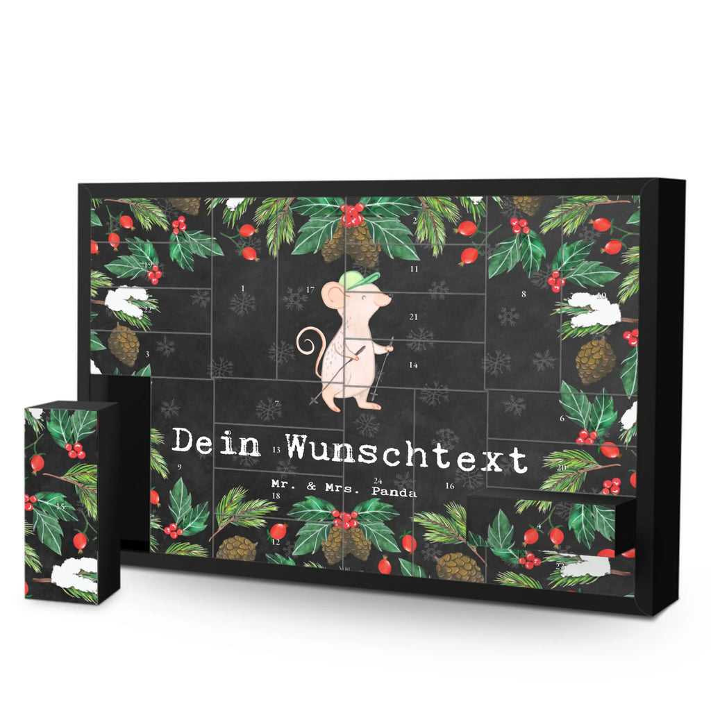 Personalisierter Befüllbarer Adventskalender Maus Walking Befüllbarer Adventskalender, Adventskalender zum selbst befüllen, Geschenk, Sport, Sportart, Hobby, Schenken, Danke, Dankeschön, Auszeichnung, Gewinn, Sportler, Walking, Walken, schnelles Gehen, Spazieren gehen