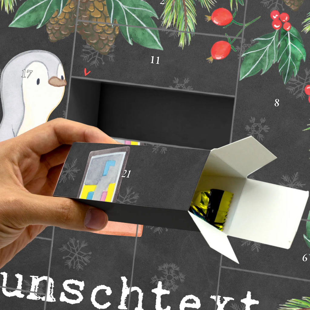 Personalisierter Befüllbarer Adventskalender Pinguin Zocken Befüllbarer Adventskalender, Adventskalender zum selbst befüllen, Geschenk, Sport, Sportart, Hobby, Schenken, Danke, Dankeschön, Auszeichnung, Gewinn, Sportler, Zocken, Gaming, Videospiele, Videogames