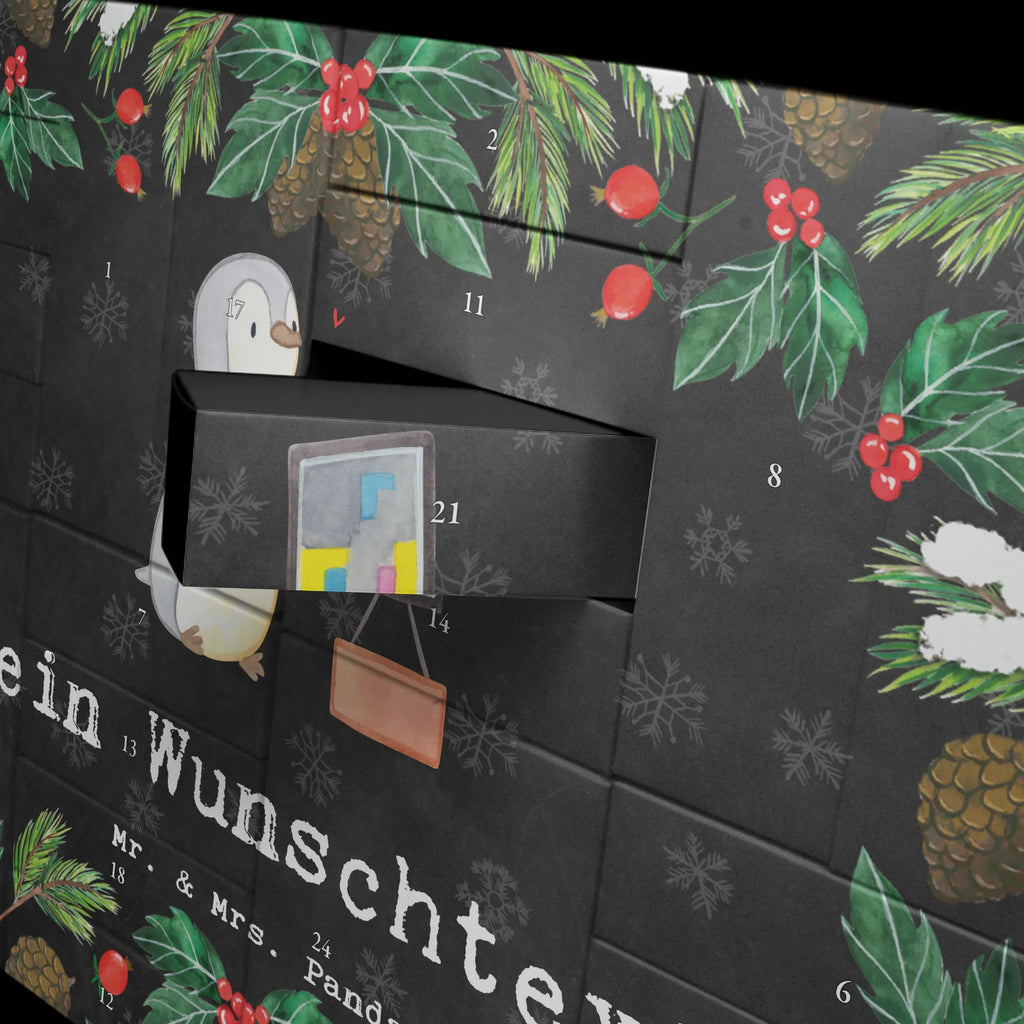 Personalisierter Befüllbarer Adventskalender Pinguin Zocken Befüllbarer Adventskalender, Adventskalender zum selbst befüllen, Geschenk, Sport, Sportart, Hobby, Schenken, Danke, Dankeschön, Auszeichnung, Gewinn, Sportler, Zocken, Gaming, Videospiele, Videogames