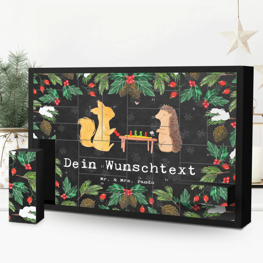 Personalisierter Befüllbarer Adventskalender Eichhörnchen Gesellschaftsspiele Befüllbarer Adventskalender, Adventskalender zum selbst befüllen, Geschenk, Sport, Sportart, Hobby, Schenken, Danke, Dankeschön, Auszeichnung, Gewinn, Sportler, Gesellschaftsspiele, Spielen, Spieleabend