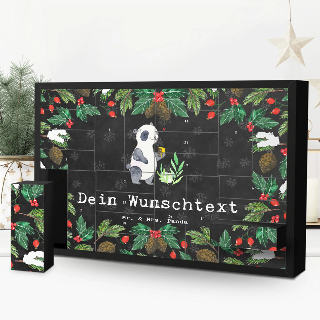 Personalisierter Befüllbarer Adventskalender Panda Geocaching Befüllbarer Adventskalender, Adventskalender zum selbst befüllen, Geschenk, Sport, Sportart, Hobby, Schenken, Danke, Dankeschön, Auszeichnung, Gewinn, Sportler, Geocaching, Schatzsuchen, GPS Schnitzeljagd, Opencaching