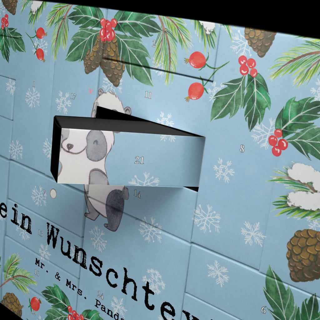 Personalisierter Befüllbarer Adventskalender Panda Hockey spielen Befüllbarer Adventskalender, Adventskalender zum selbst befüllen, Geschenk, Sport, Sportart, Hobby, Schenken, Danke, Dankeschön, Auszeichnung, Gewinn, Sportler, Hockey spielen, Feldhockey, Hockeyschläger, Hockey Verein