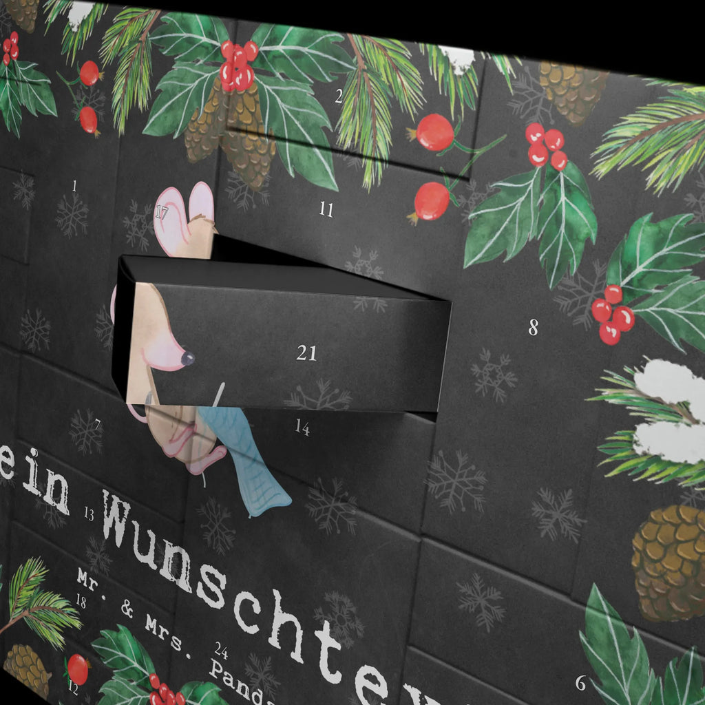 Personalisierter Befüllbarer Adventskalender Maus Stricken Befüllbarer Adventskalender, Adventskalender zum selbst befüllen, Geschenk, Sport, Sportart, Hobby, Schenken, Danke, Dankeschön, Auszeichnung, Gewinn, Sportler, Stricken, DIY