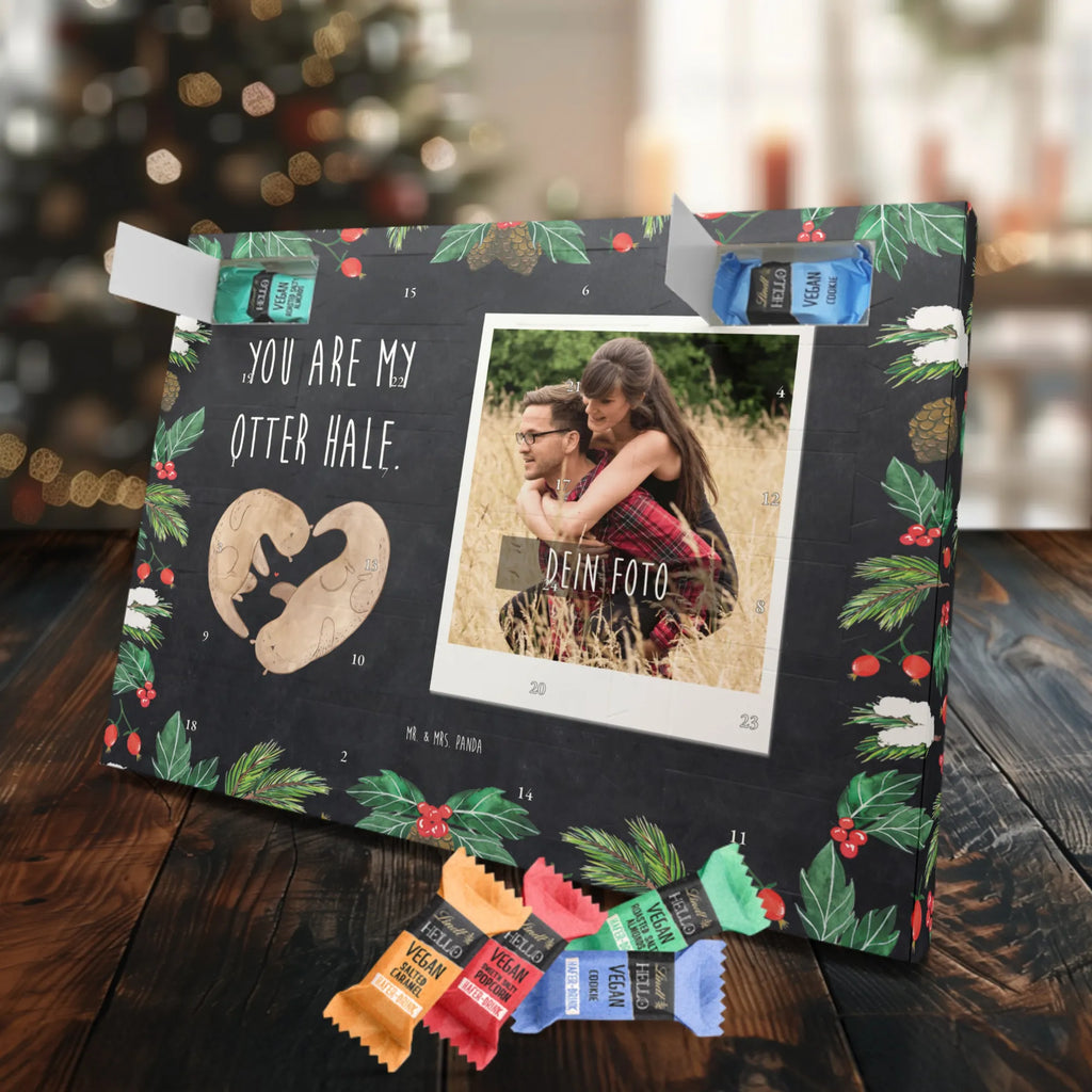 Personalisierter veganer Foto Adventskalender Otter Herz Personalisierter veganer Foto Adventskalender, Otter, Fischotter, Seeotter, Liebe, Herz, Liebesbeweis, Liebesgeschenk, Bessere Hälfte, Love you, Jahrestag, Hochzeitstag, Verlobung, gemeinsames Leben