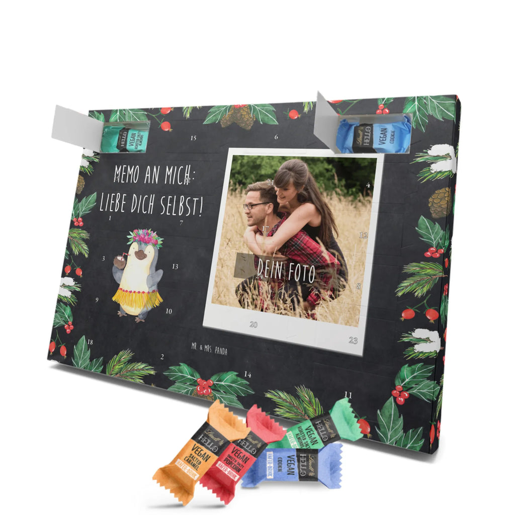 Personalisierter veganer Foto Adventskalender Pinguin Kokosnuss Personalisierter veganer Foto Adventskalender, Pinguin, Aloha, Hawaii, Urlaub, Kokosnuss, Pinguine