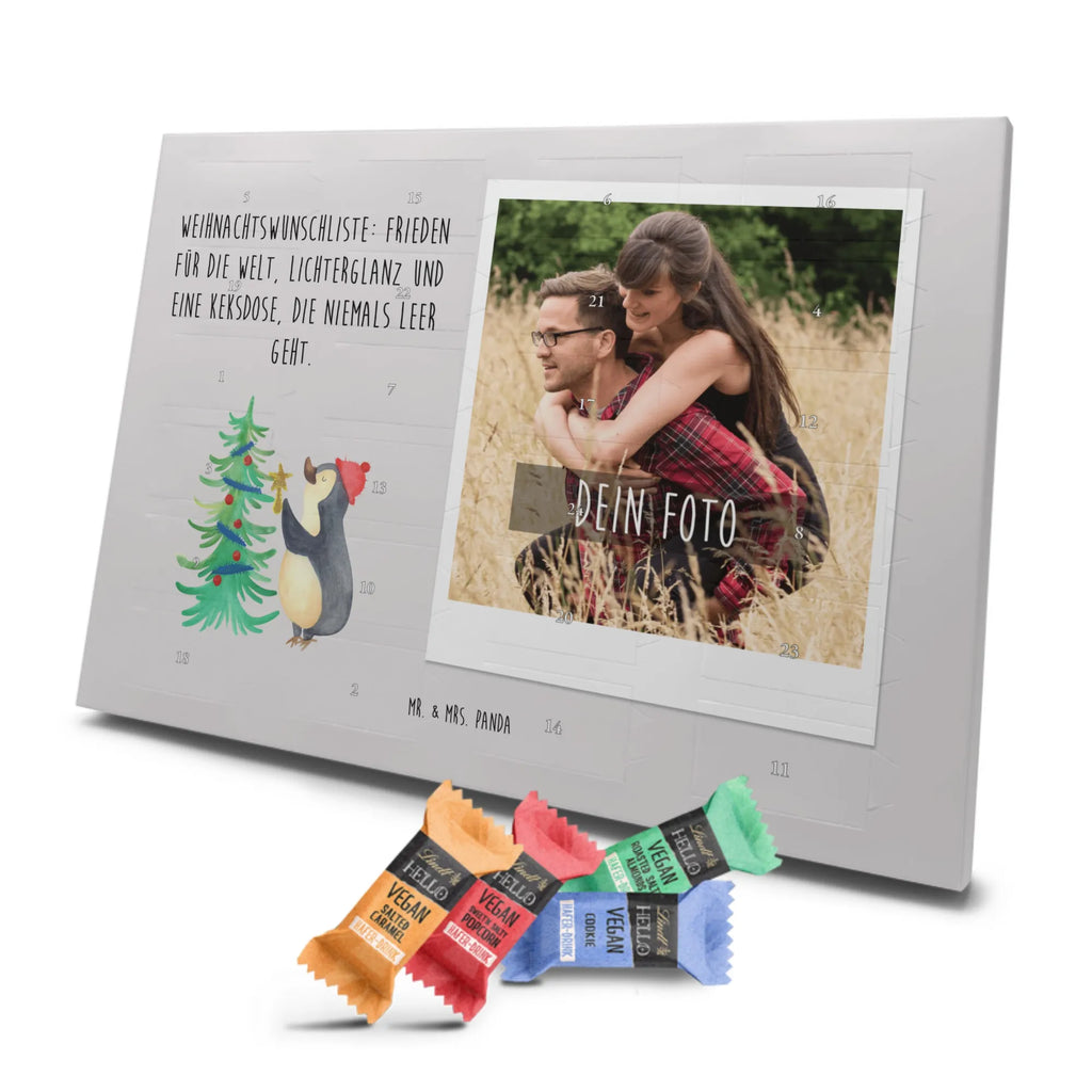 Personalisierter veganer Foto Adventskalender Pinguin Weihnachtsbaum Personalisierter veganer Foto Adventskalender, Winter, Weihnachten, Weihnachtsdeko, Nikolaus, Advent, Heiligabend, Wintermotiv, Pinguin