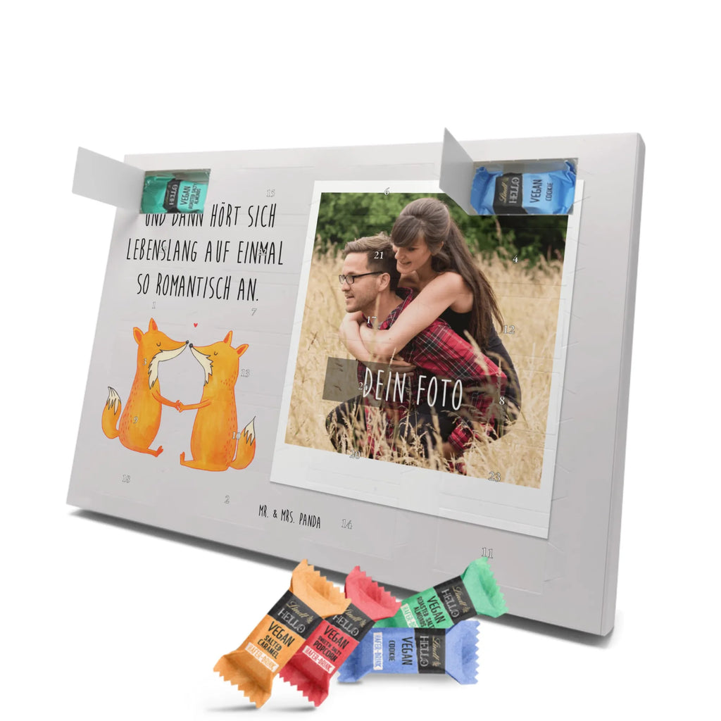 Personalisierter veganer Foto Adventskalender Füchse Liebe Personalisierter veganer Foto Adventskalender, Fuchs, Füchse, Fox, Liebe, Liebespaar, Paar, Partner, Freundin, Freund, Ehe, Verlobte, Ehemann, Ehefrau, Liebesbeweis