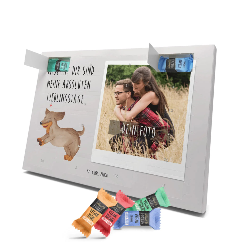 Personalisierter veganer Foto Adventskalender Hund Dackel Personalisierter veganer Foto Adventskalender, Hund, Hundemotiv, Haustier, Hunderasse, Tierliebhaber, Hundebesitzer, Sprüche, Hunde, Dackel, Dachshund, happy dog