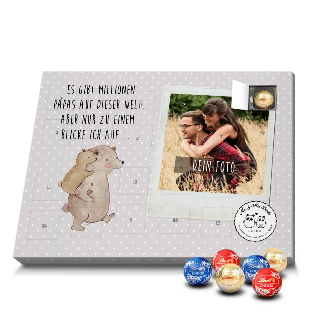 Personalisierter Kugel Markenschokolade Foto Adventskalender Papa Bär Personalisierter Kugel Markenschokolade Foto Adventskalender, Familie, Vatertag, Muttertag, Bruder, Schwester, Mama, Papa, Oma, Opa, Geschenk, Vater, Papi, Vati, Onkel, Geburtstag