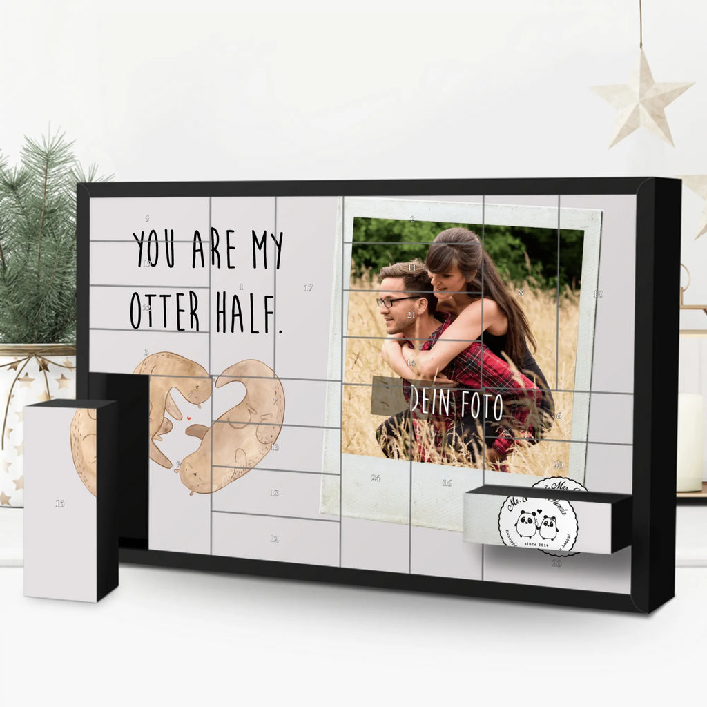 Personalisierter Befüllbarer Foto Adventskalender Otter Herz Personalisierter Befüllbarer Foto Adventskalender, Otter, Fischotter, Seeotter, Liebe, Herz, Liebesbeweis, Liebesgeschenk, Bessere Hälfte, Love you, Jahrestag, Hochzeitstag, Verlobung, gemeinsames Leben