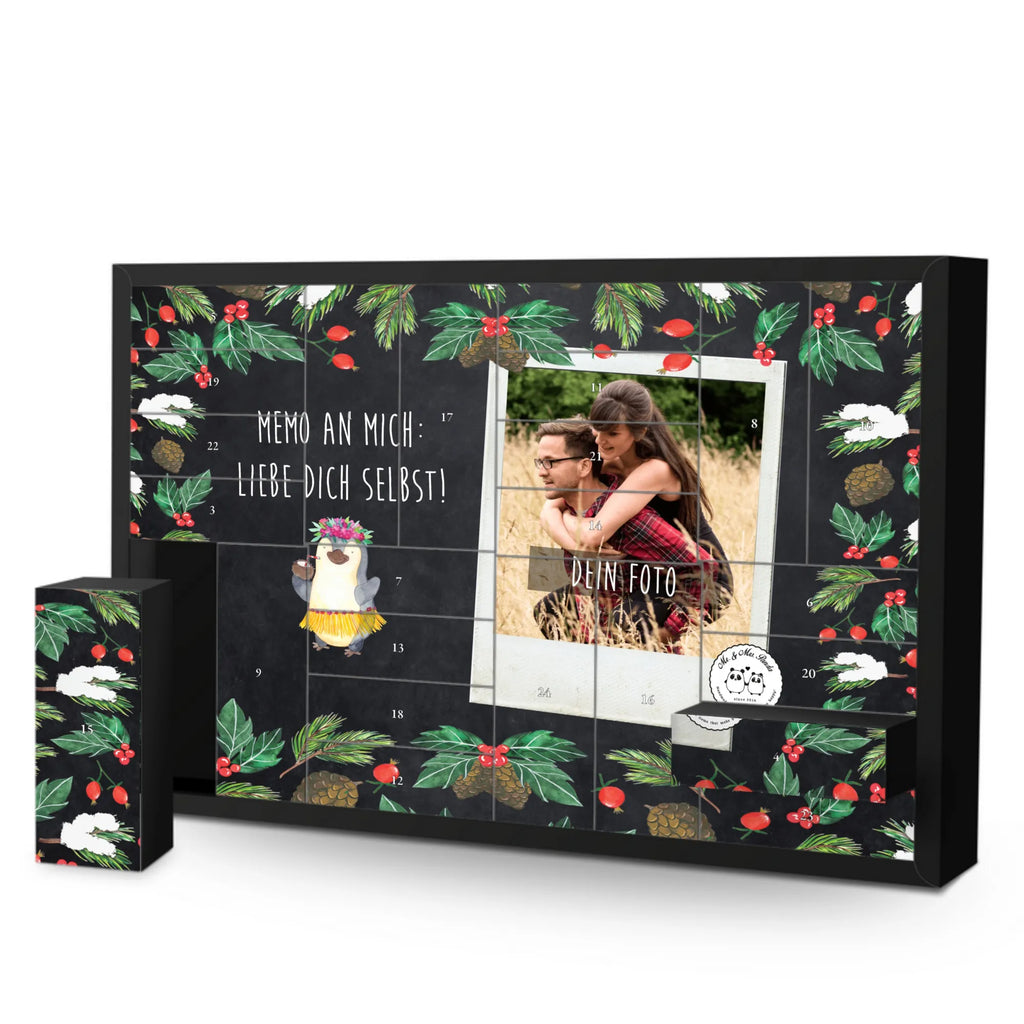 Personalisierter Befüllbarer Foto Adventskalender Pinguin Kokosnuss Personalisierter Befüllbarer Foto Adventskalender, Pinguin, Aloha, Hawaii, Urlaub, Kokosnuss, Pinguine