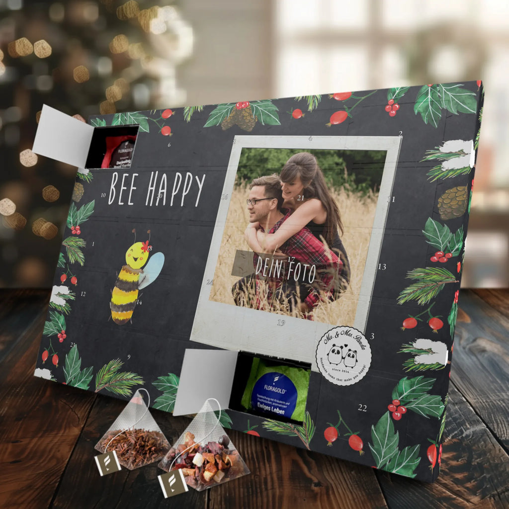 Personalisierter Tee Foto Adventskalender Biene Happy Personalisierter Tee Foto Adventskalender, Biene, Wespe, Hummel