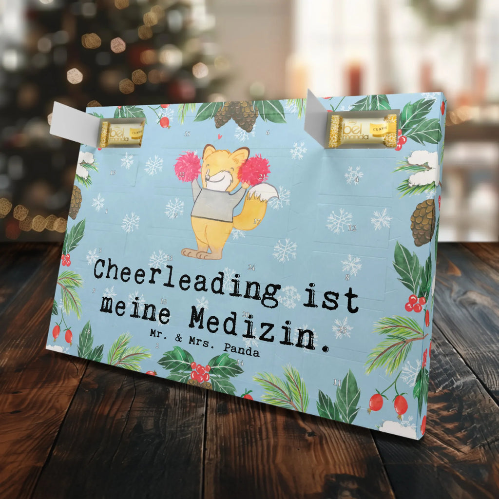 Marzipan Adventskalender Fuchs Cheerleader Marzipan Adventskalender, Geschenk, Sport, Sportart, Hobby, Schenken, Danke, Dankeschön, Auszeichnung, Gewinn, Sportler, Cheerleader, Cheerleading, Turnen, Turn Club, Turniere