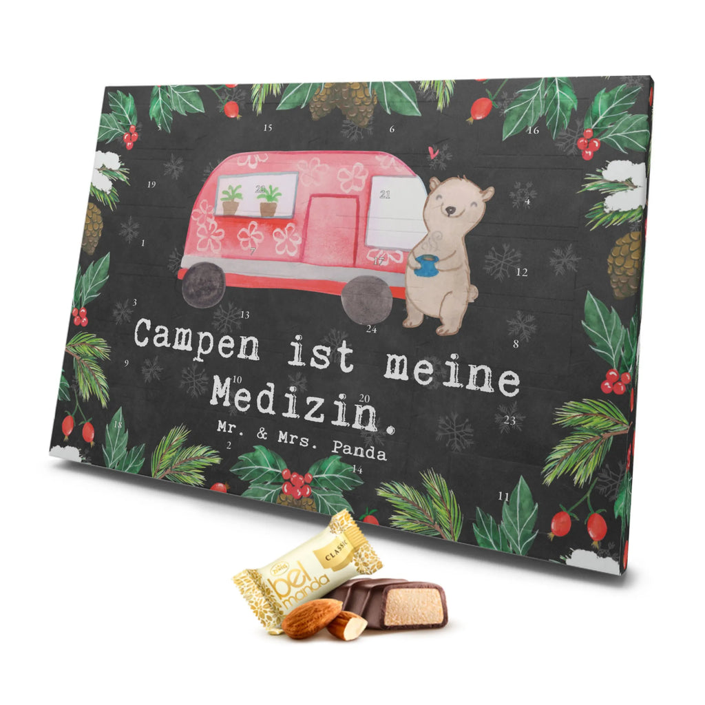 Marzipan Adventskalender Bär Camper Marzipan Adventskalender, Geschenk, Sport, Sportart, Hobby, Schenken, Danke, Dankeschön, Auszeichnung, Gewinn, Sportler, Camper, Campen, Zelten, Campingplatz, Wohnmobil, Roadtrip, Urlaub