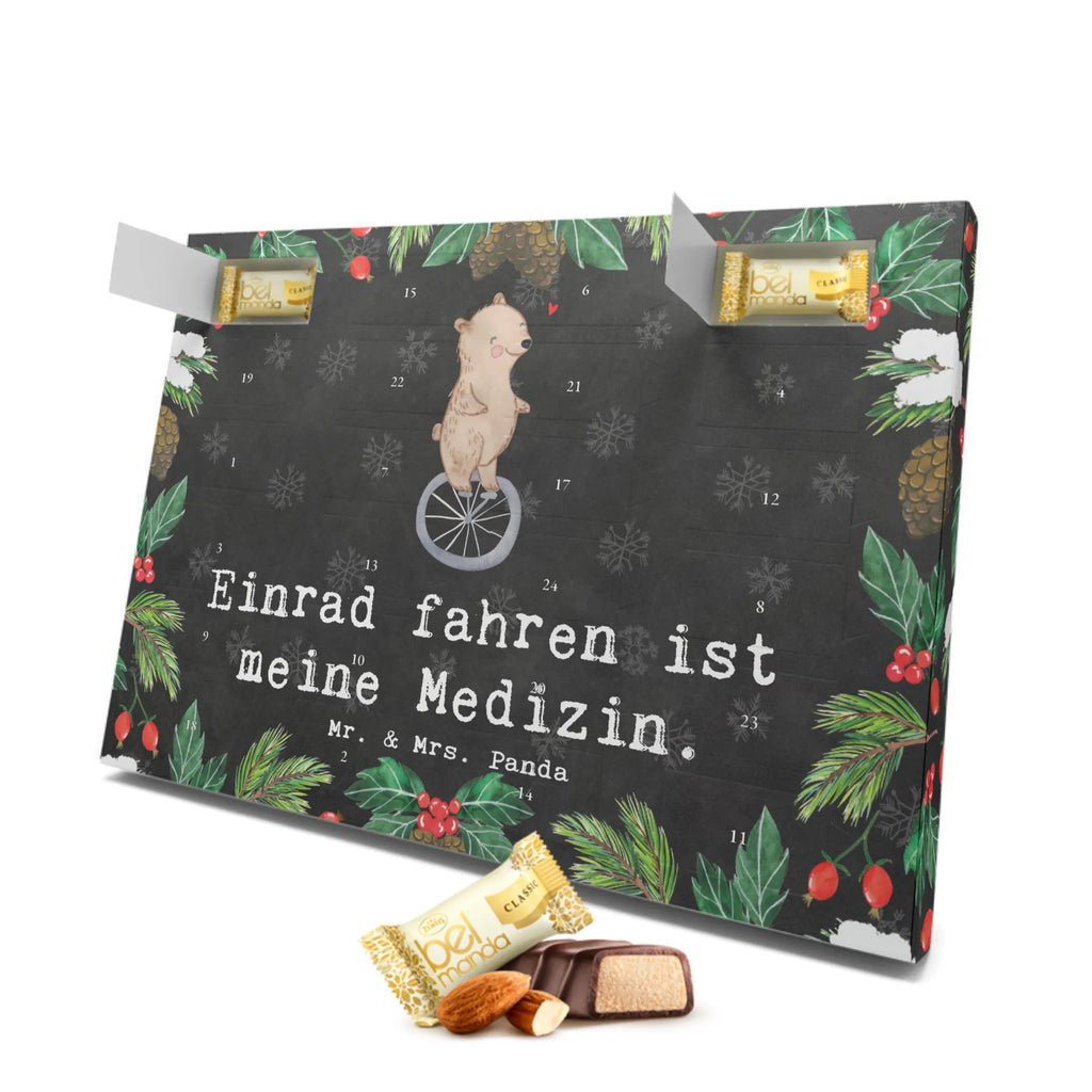 Marzipan Adventskalender Bär Einrad fahren Marzipan Adventskalender, Geschenk, Sport, Sportart, Hobby, Schenken, Danke, Dankeschön, Auszeichnung, Gewinn, Sportler, Einrad fahren