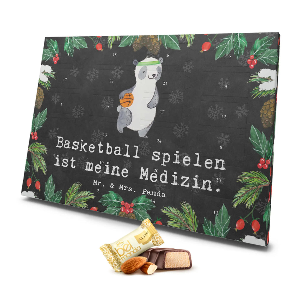 Marzipan Adventskalender Panda Basketball Marzipan Adventskalender, Geschenk, Sport, Sportart, Hobby, Schenken, Danke, Dankeschön, Auszeichnung, Gewinn, Sportler, Basketball, Basketball Verein, Basketball Verband, Basketballplatz