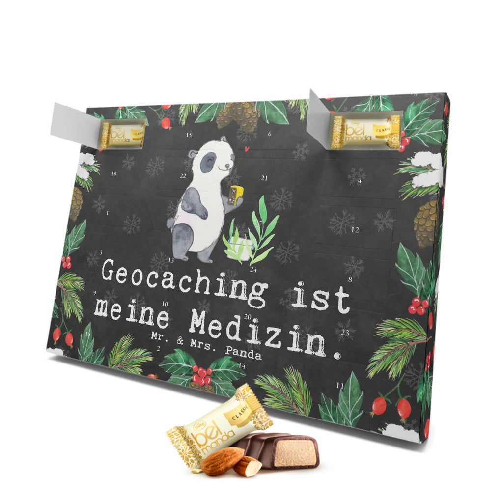 Marzipan Adventskalender Panda Geocaching Marzipan Adventskalender, Geschenk, Sport, Sportart, Hobby, Schenken, Danke, Dankeschön, Auszeichnung, Gewinn, Sportler, Geocaching, Schatzsuchen, GPS Schnitzeljagd, Opencaching