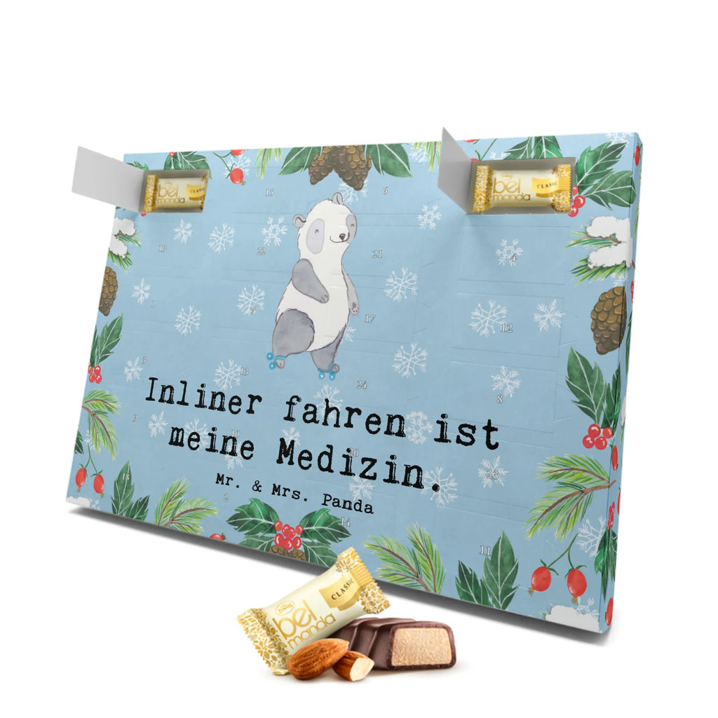 Marzipan Adventskalender Panda Inliner fahren Marzipan Adventskalender, Geschenk, Sport, Sportart, Hobby, Schenken, Danke, Dankeschön, Auszeichnung, Gewinn, Sportler, Inliner fahren, Rollschuh fahren, Rollerblades, inlinern