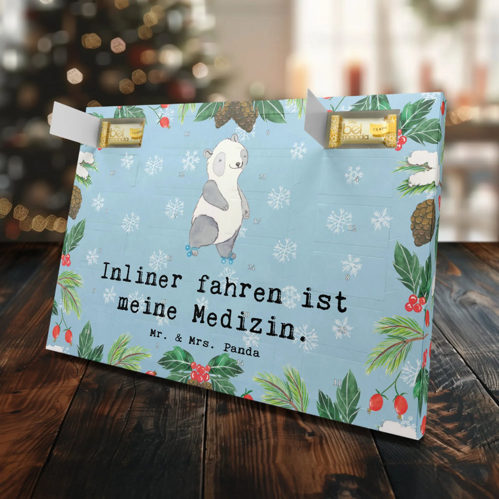 Marzipan Adventskalender Panda Inliner fahren Marzipan Adventskalender, Geschenk, Sport, Sportart, Hobby, Schenken, Danke, Dankeschön, Auszeichnung, Gewinn, Sportler, Inliner fahren, Rollschuh fahren, Rollerblades, inlinern