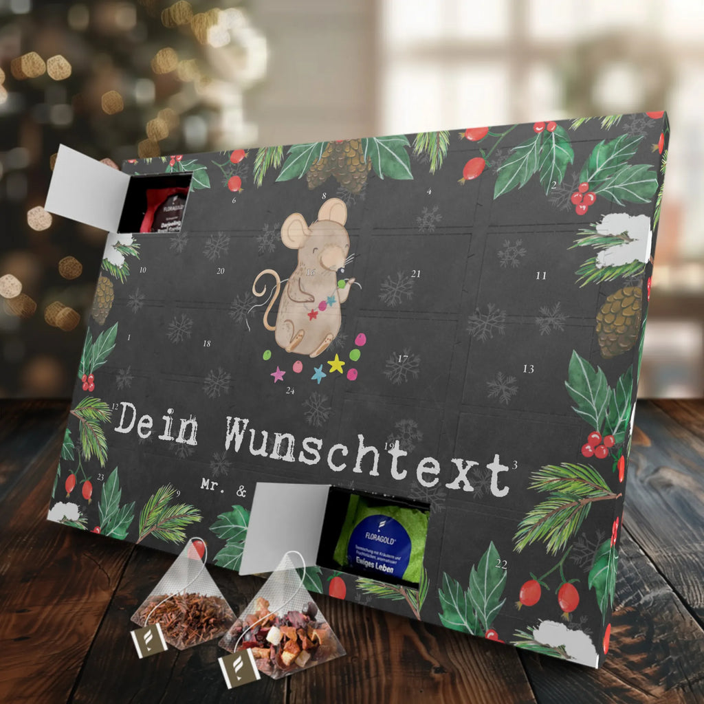 Personalisierter Tee Adventskalender Maus Schmuck selber machen Personalisierter Tee Adventskalender, Geschenk, Sport, Sportart, Hobby, Schenken, Danke, Dankeschön, Auszeichnung, Gewinn, Sportler, Schmuck selber machen, Schmuck basteln, DIY